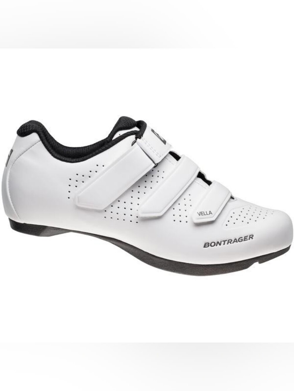 Bontrager Vella White Cycling Road Shoes Size 7.5